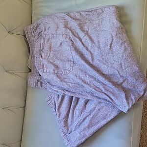 GUC Wide Leg Linen Blend Pants